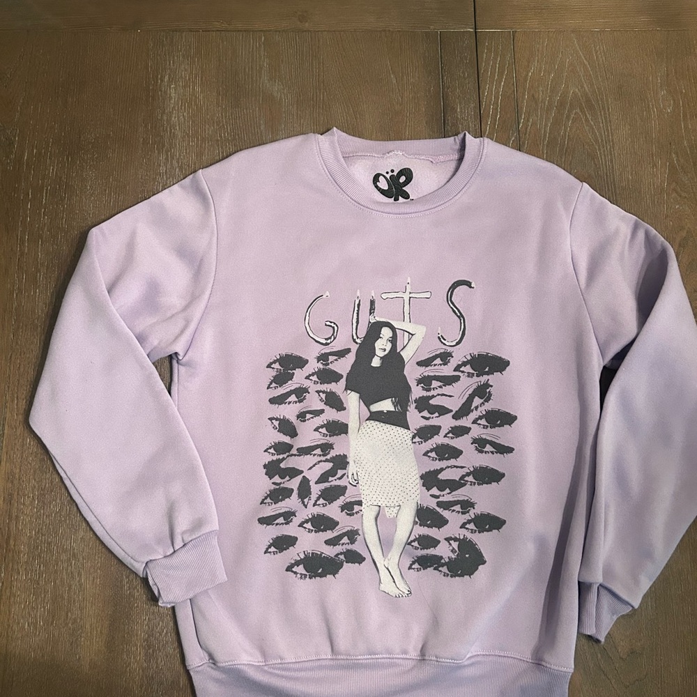 Lavender Olivia Rodrigo sweatshirt
